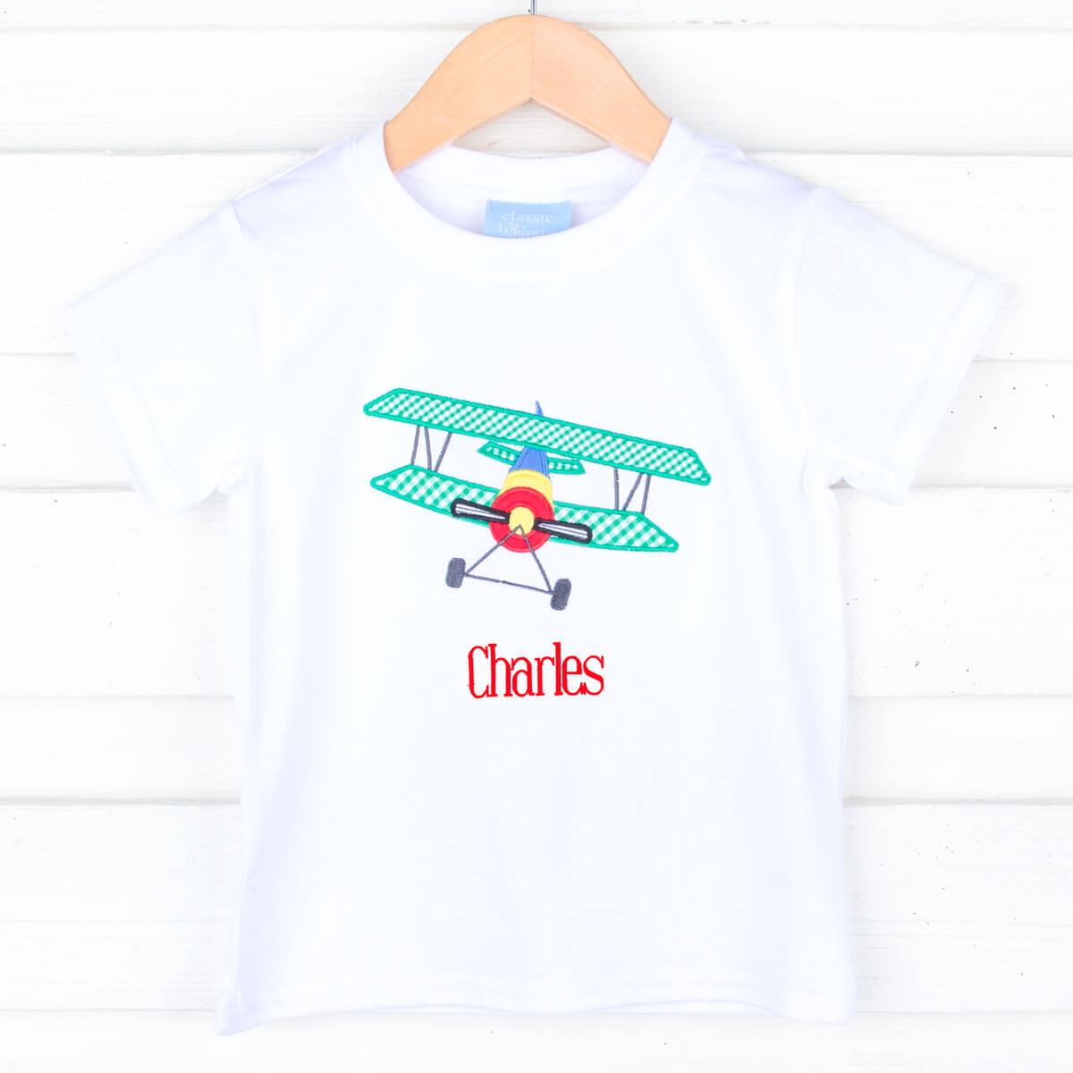 Airplane White Short Sleeve Shirt