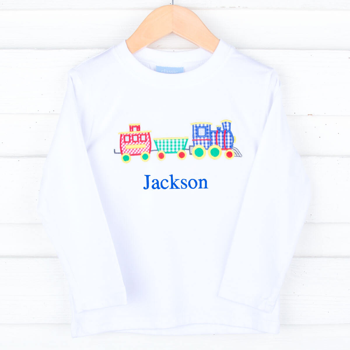 Train White Long Sleeve Shirt