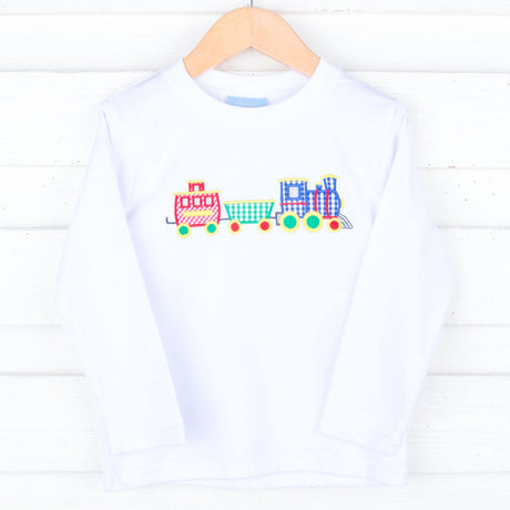 Train White Long Sleeve Shirt