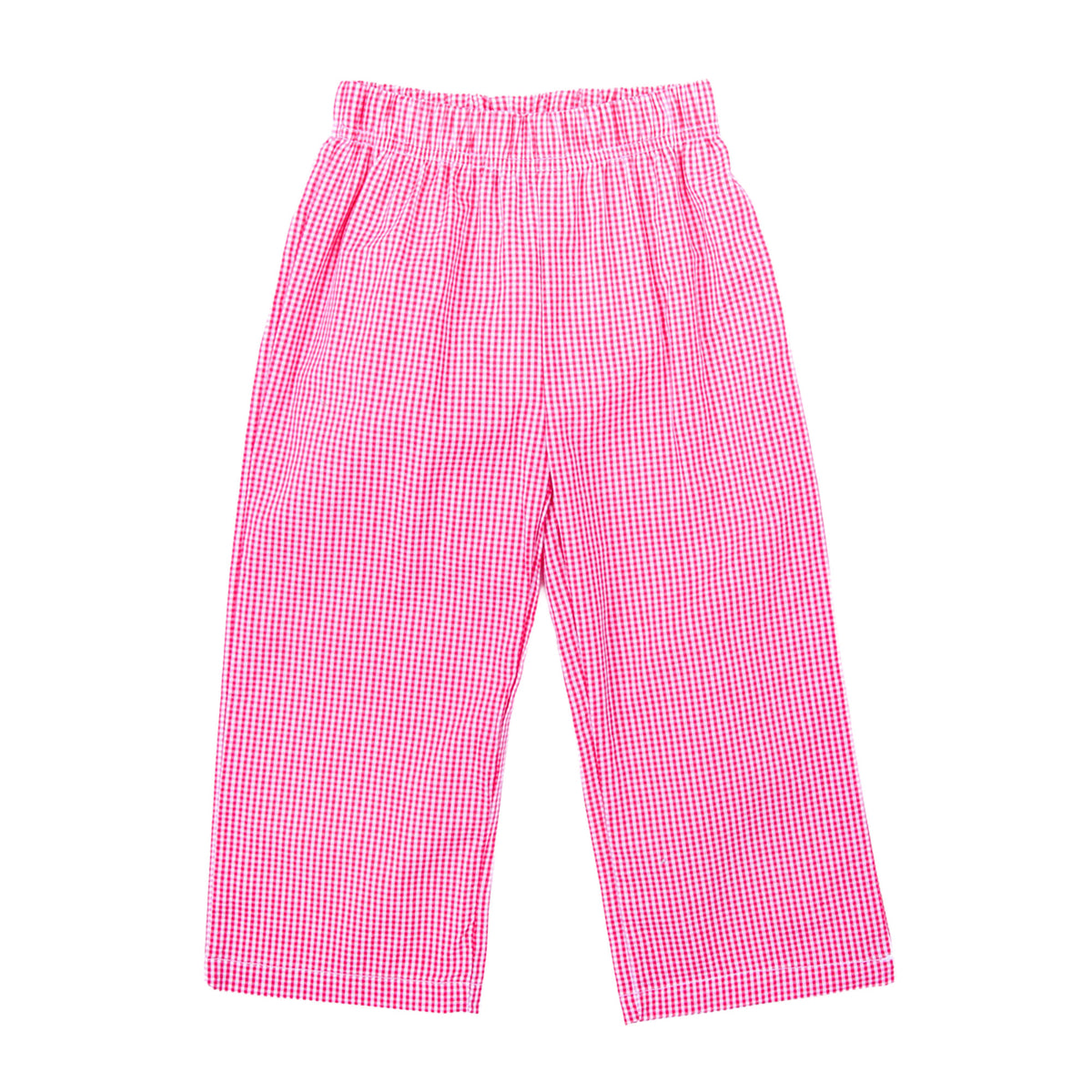 Red Gingham Pants