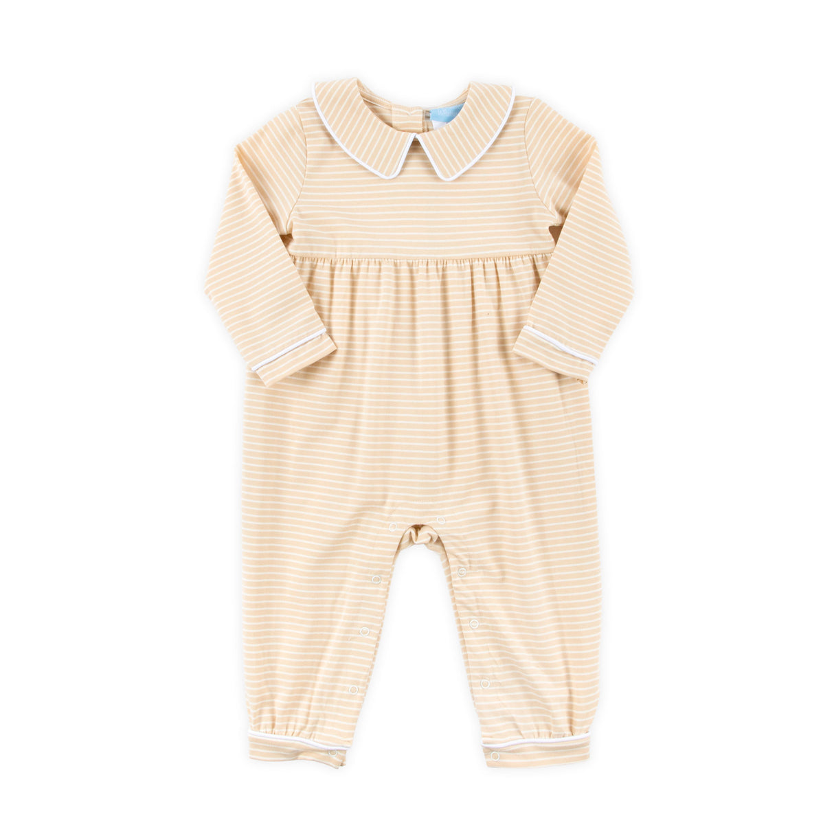 Tan Stripe Romper