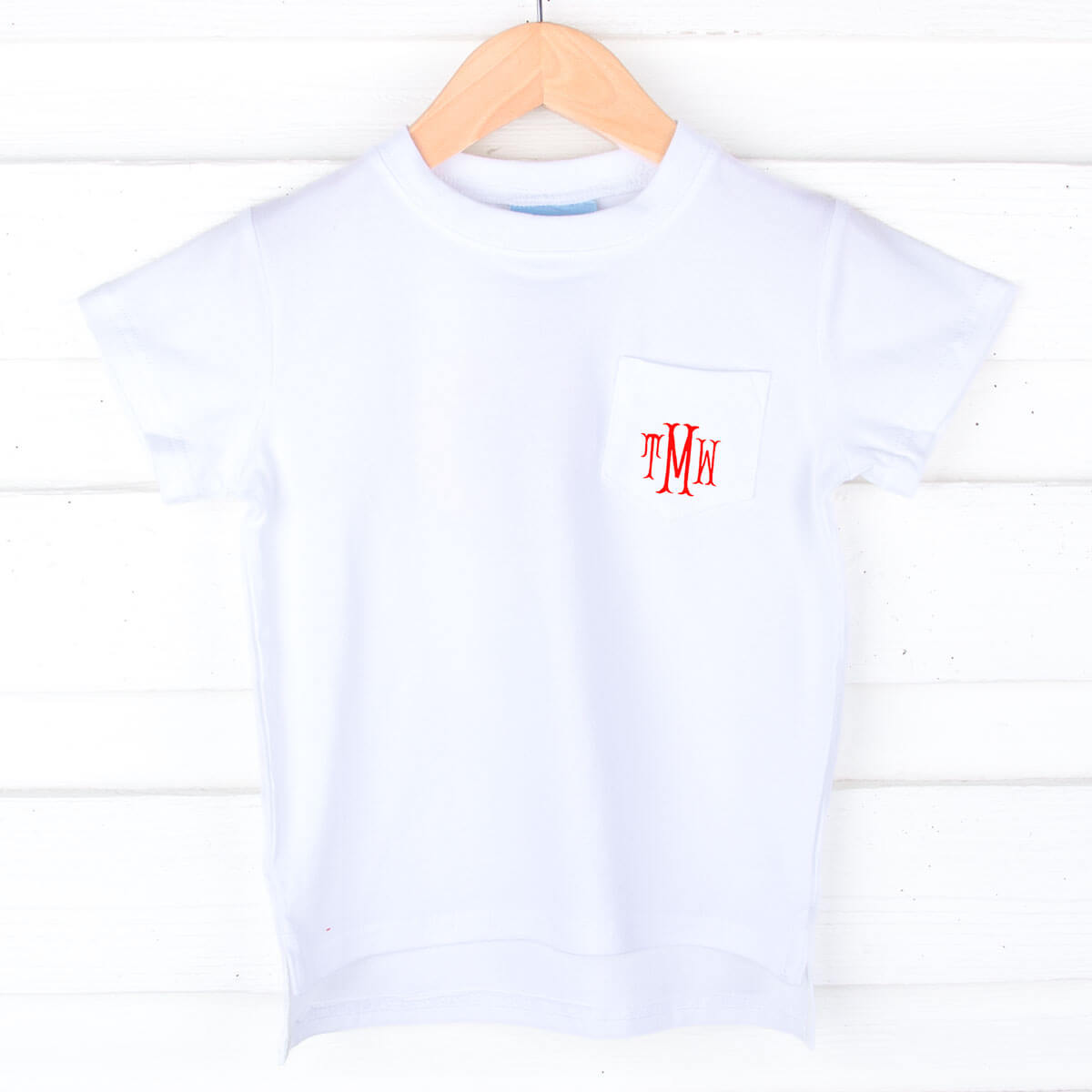 White Short Sleeve Pocket Shirt