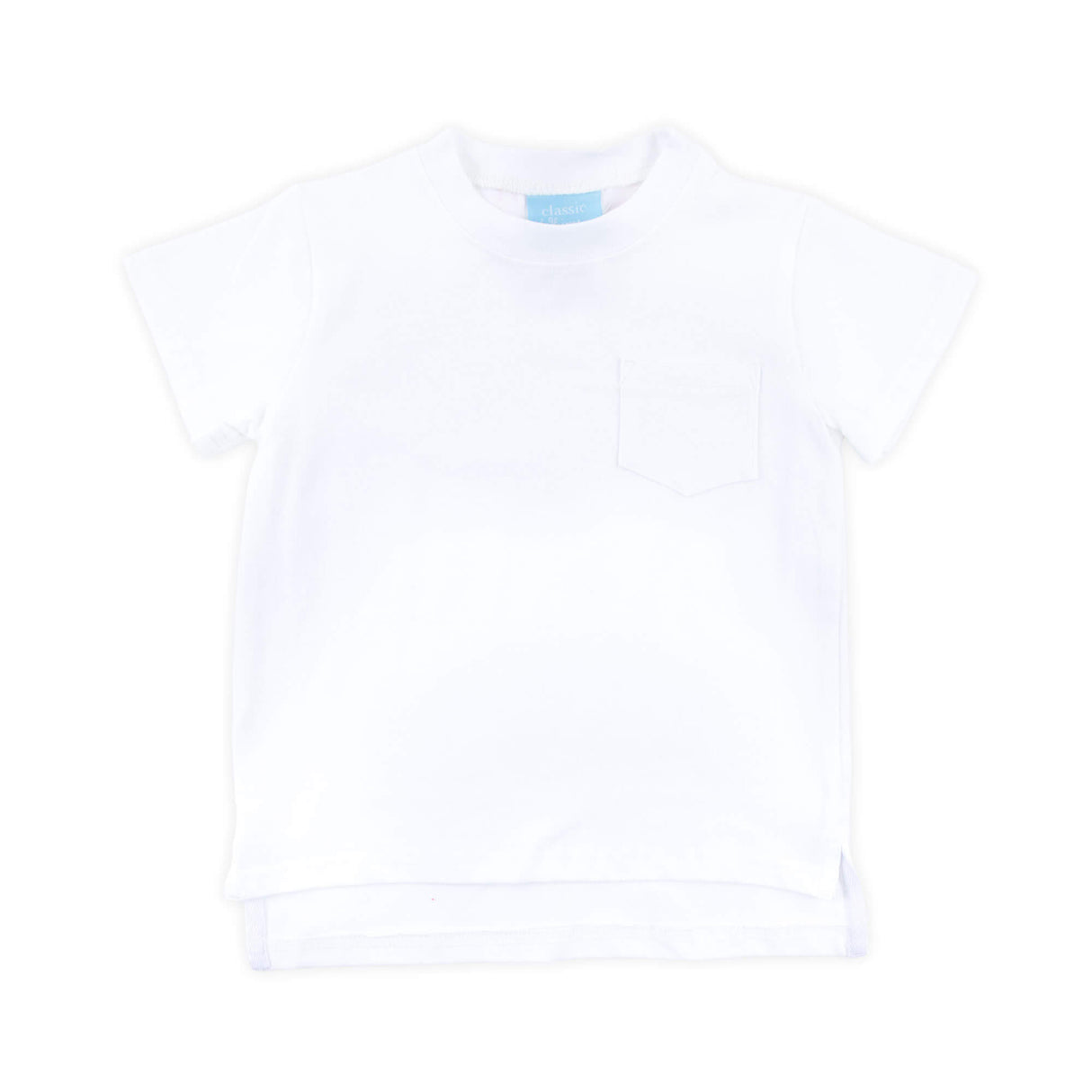 White Short Sleeve Pocket Shirt