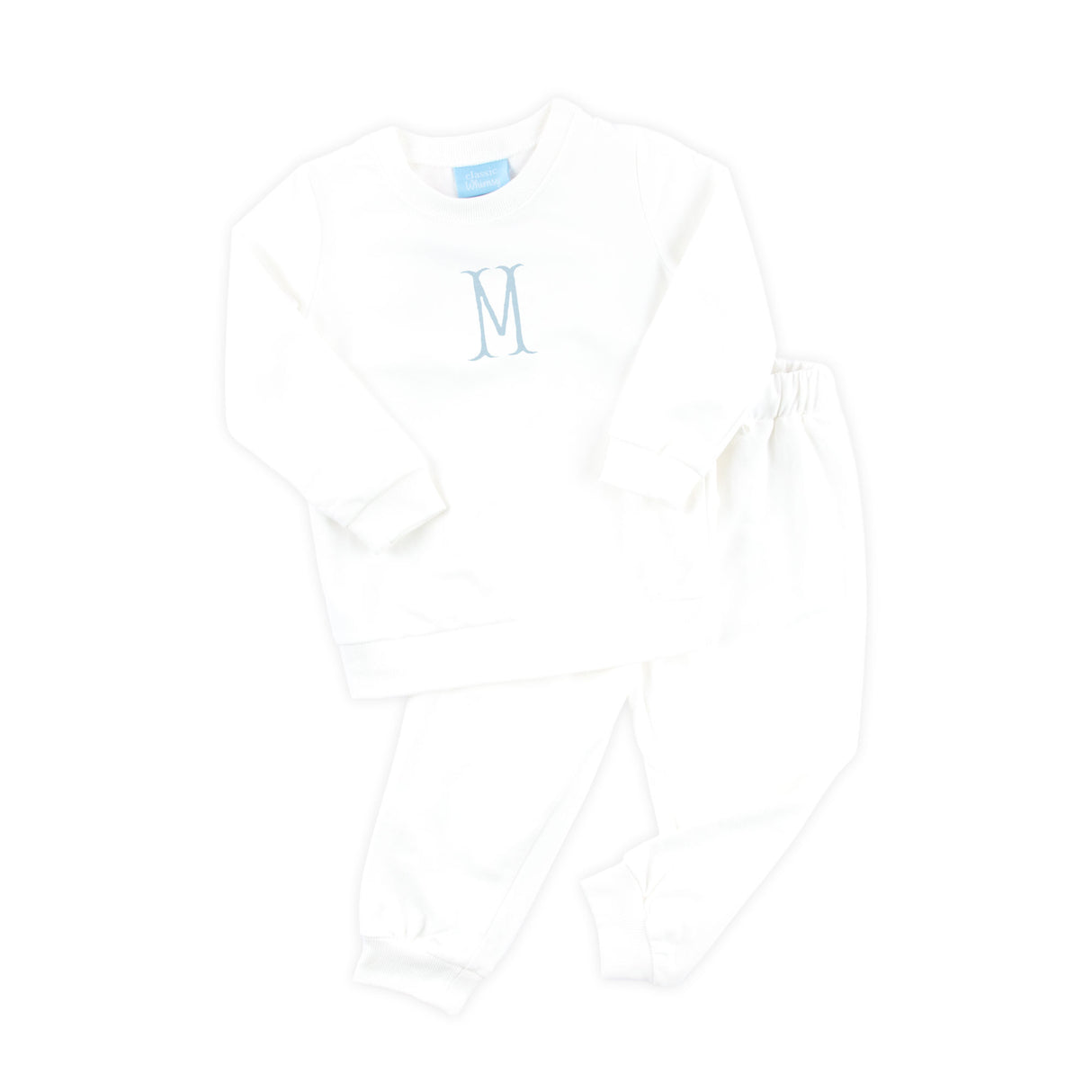White Jogger Set