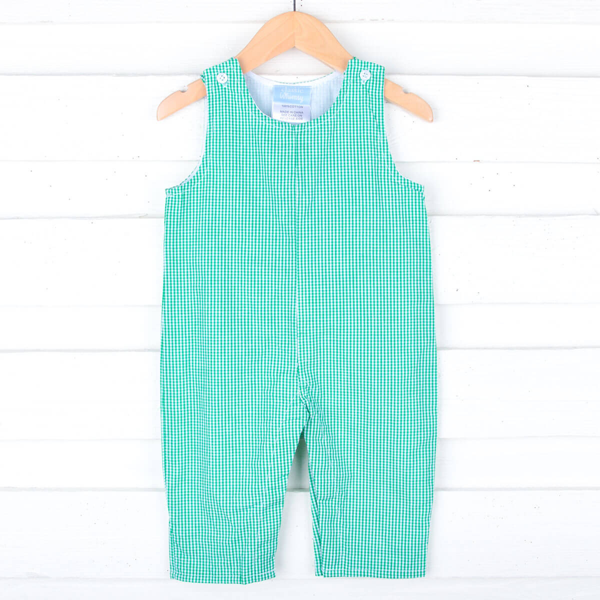 Classic Gingham Longall Green