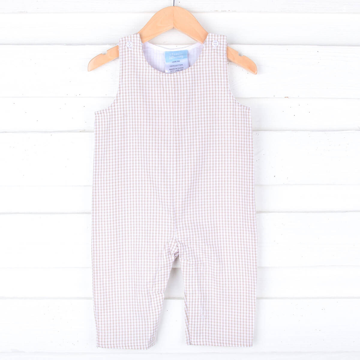 Classic Gingham Longall Tan