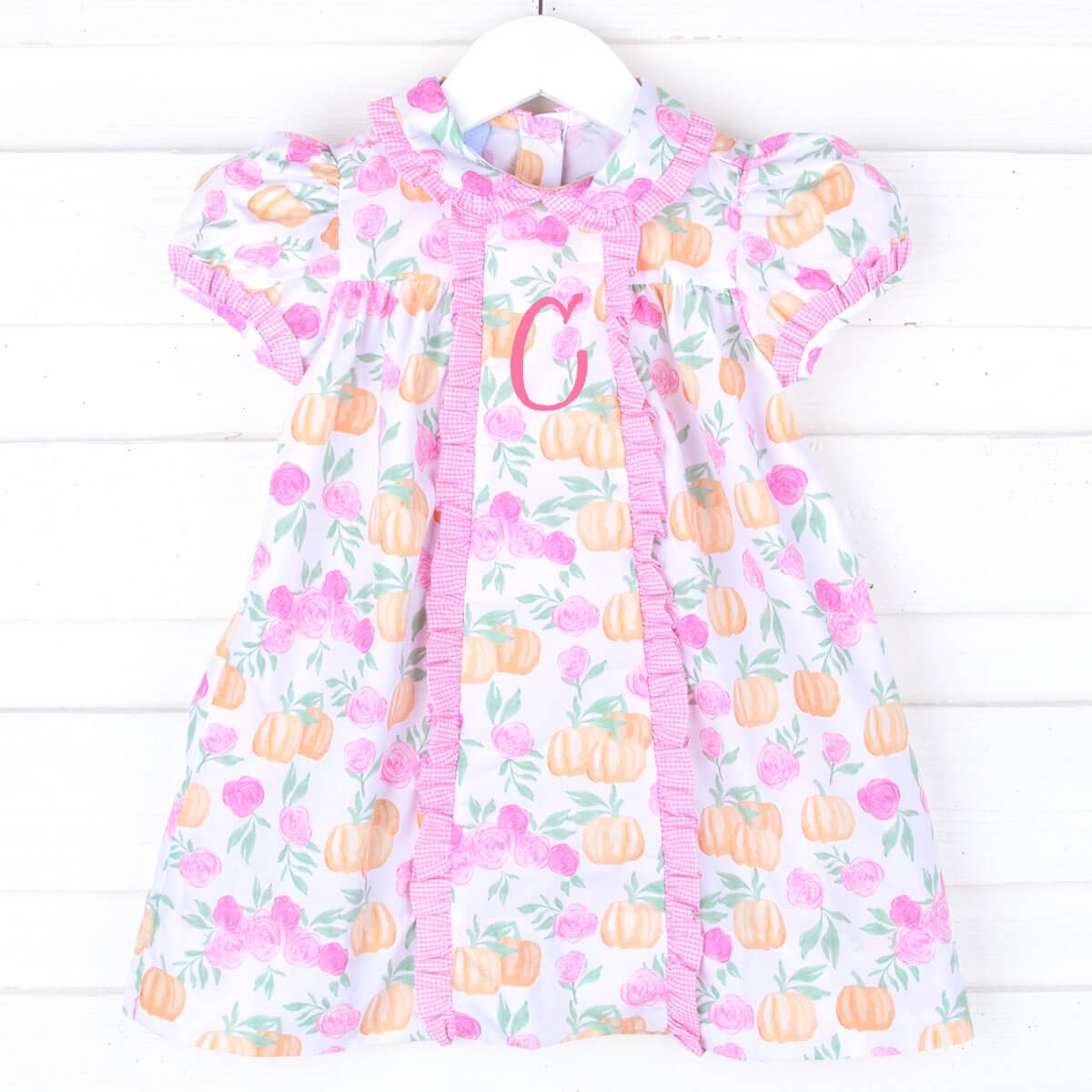 Pink Floral Pumpkin Camila Dress