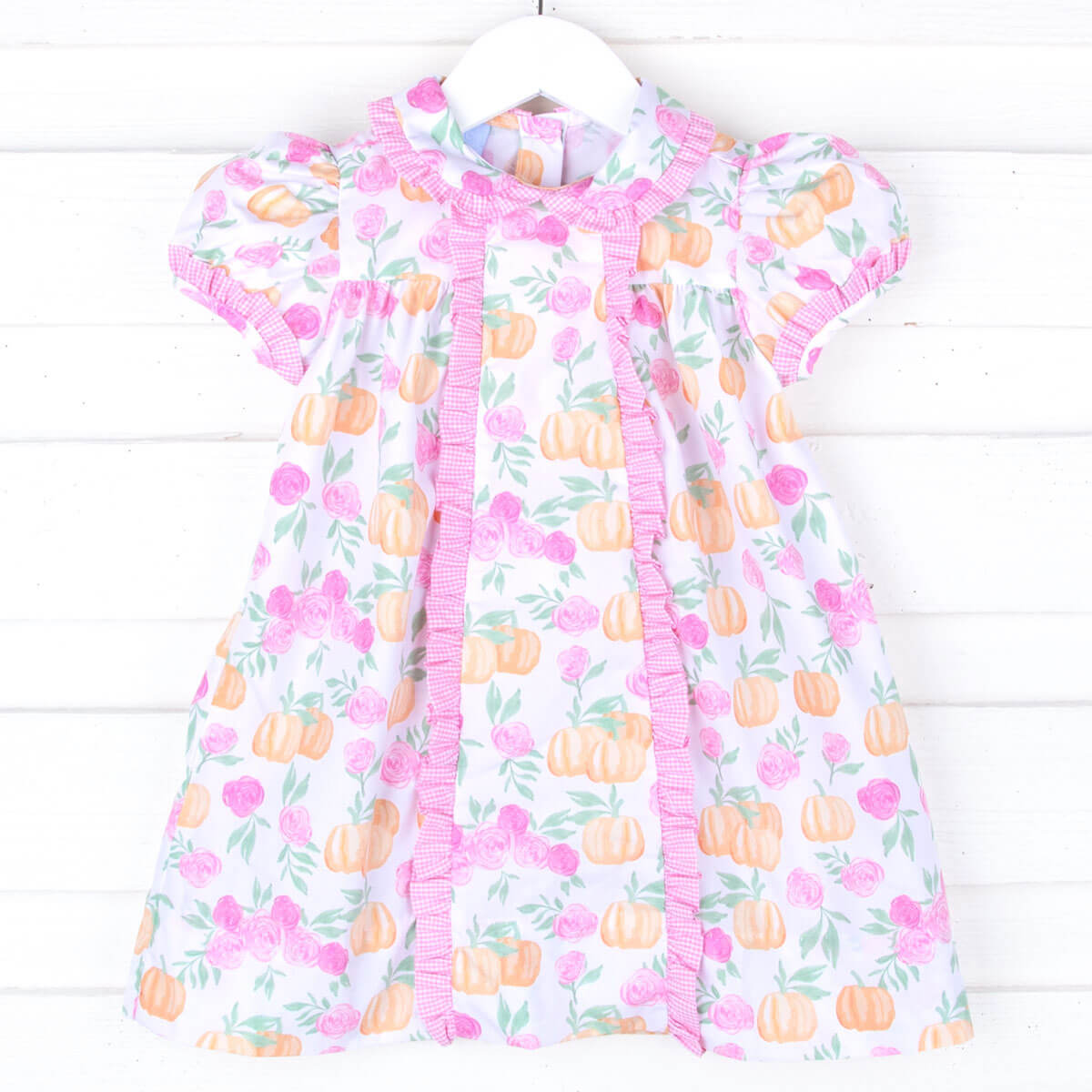 Pink Floral Pumpkin Camila Dress