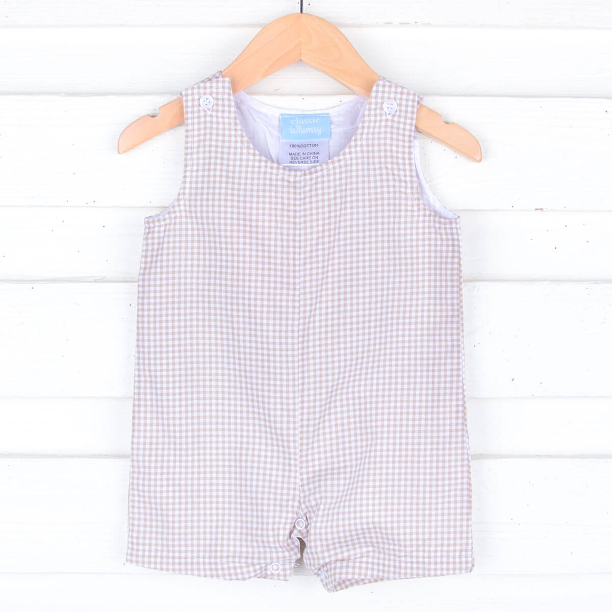 Gingham Jon Jon Tan