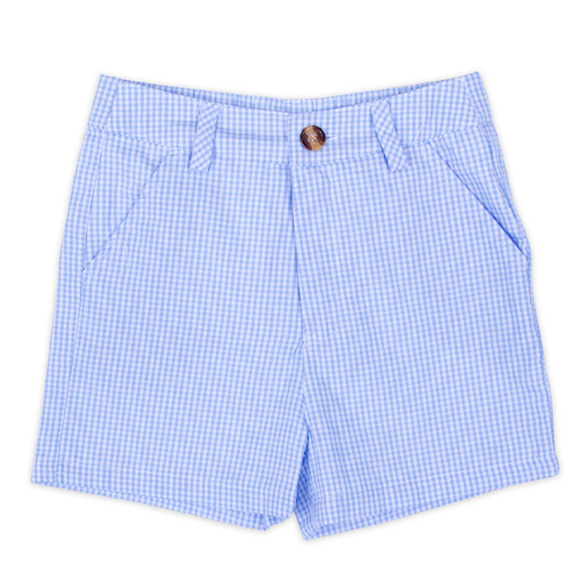 Gingham Standard Shorts Light Blue