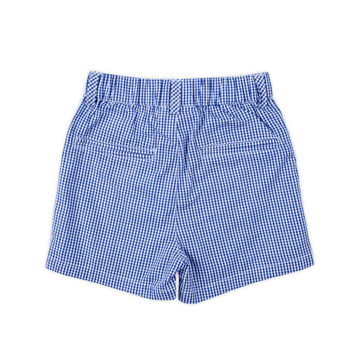 Gingham Standard Shorts Navy