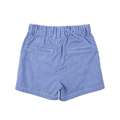Gingham Standard Shorts Navy