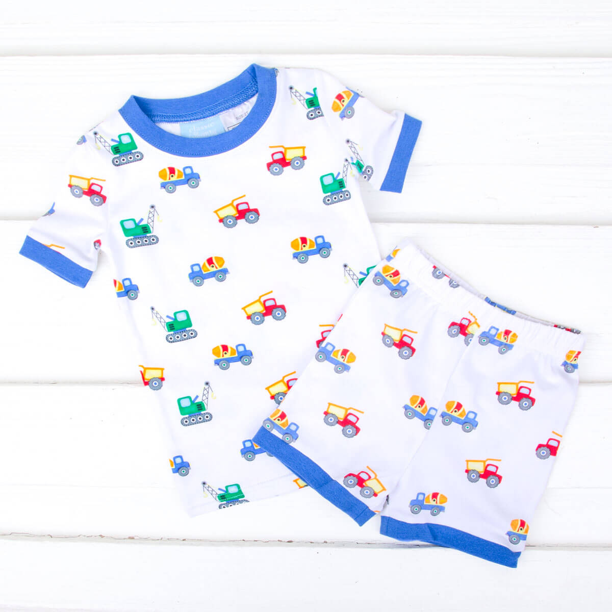 Construction Truck Short Pajamas