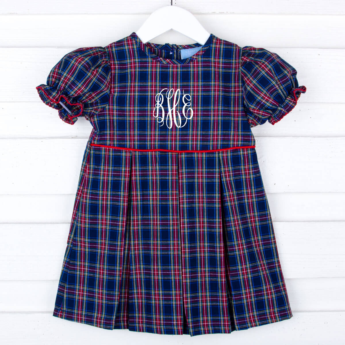 Royal Plaid Chloe Dress