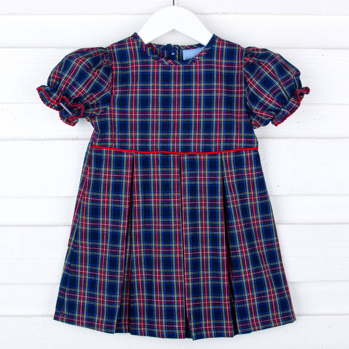 Royal Plaid Chloe Dress