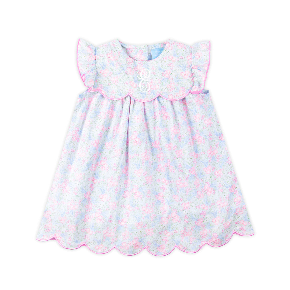 Vintage Garden Blue Floral Amelia Dress