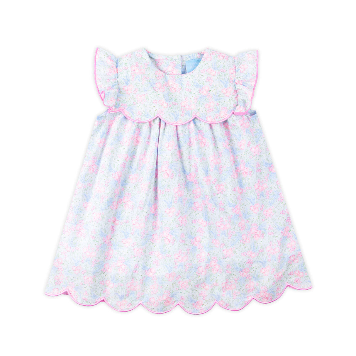 Vintage Garden Blue Floral Amelia Dress