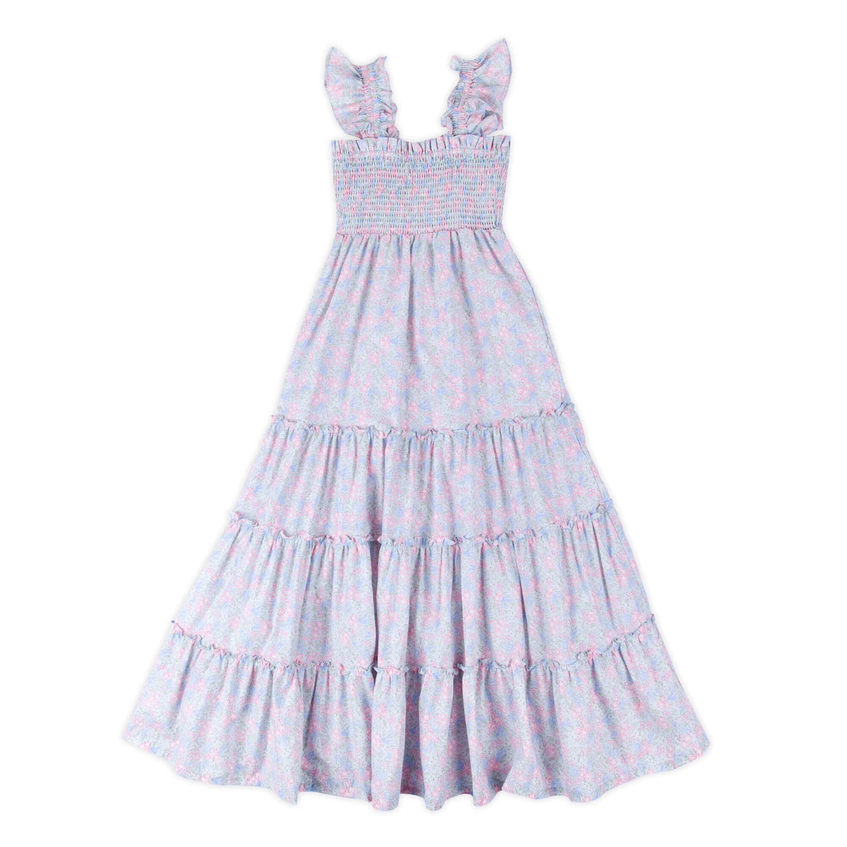 Vintage Garden Blue Smocked Willow Women's Dress