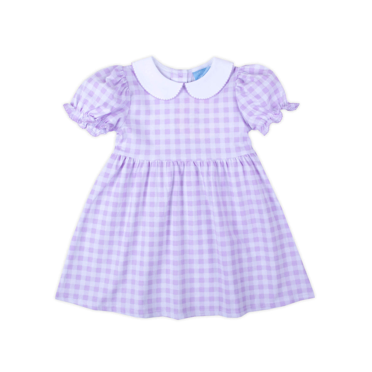 Riley Gingham Knit Dress Lavender
