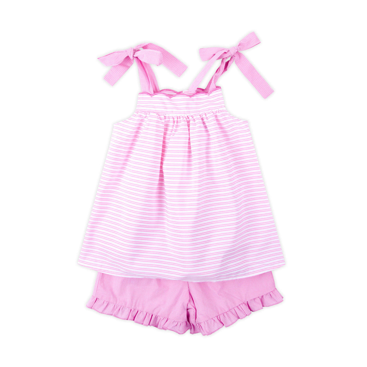 Pink Stripe Aurora Short Set