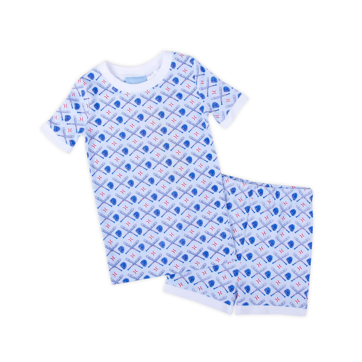 Baseball Star Short Pajamas