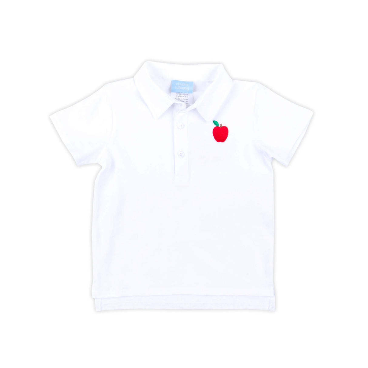 Apple White Polo