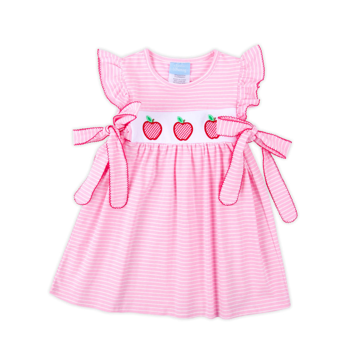 Sweet Apple Trio Pink Stripe Avery Dress
