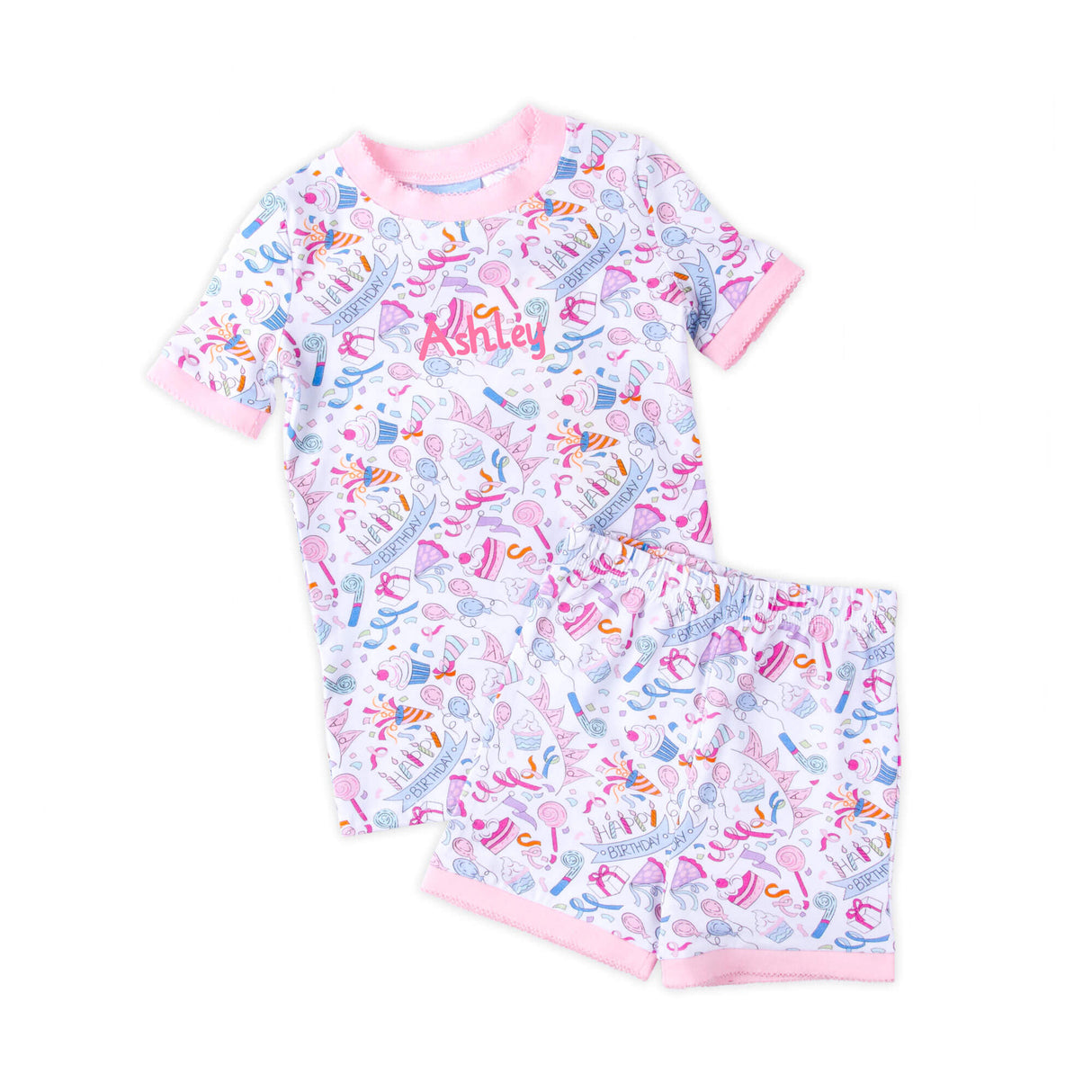 Birthday Girl Short Pajamas