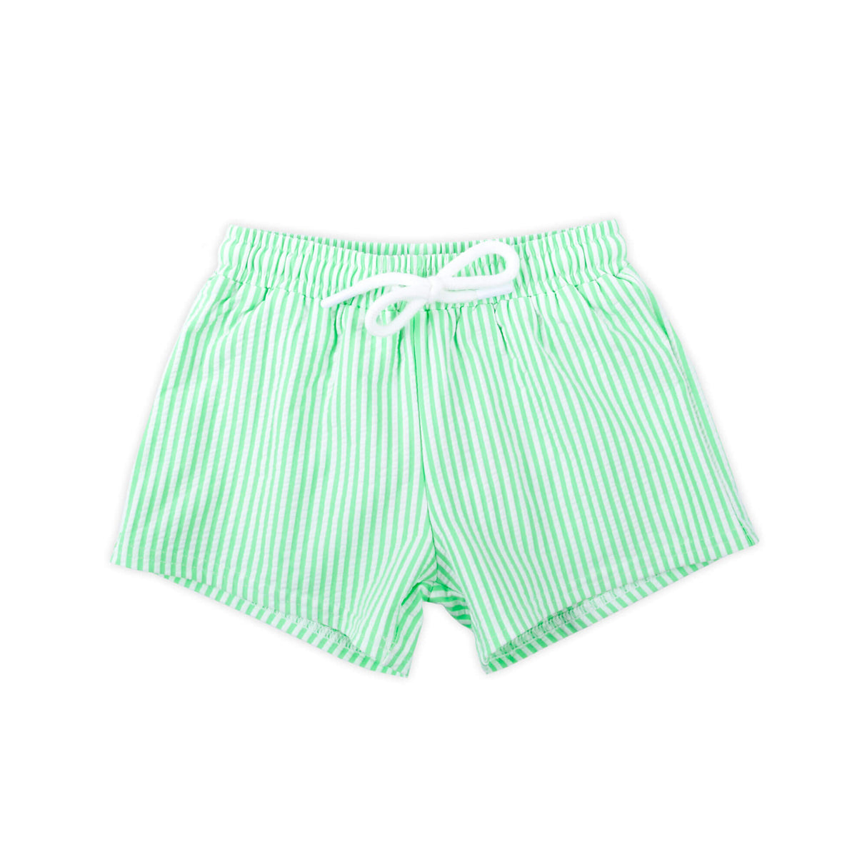 Santorini Stripe Swim Trunks Green