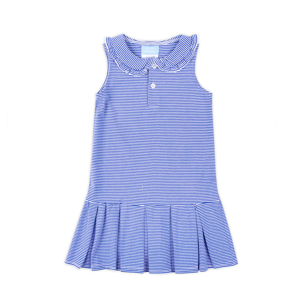 Royal Blue Stripe Tennis Dress