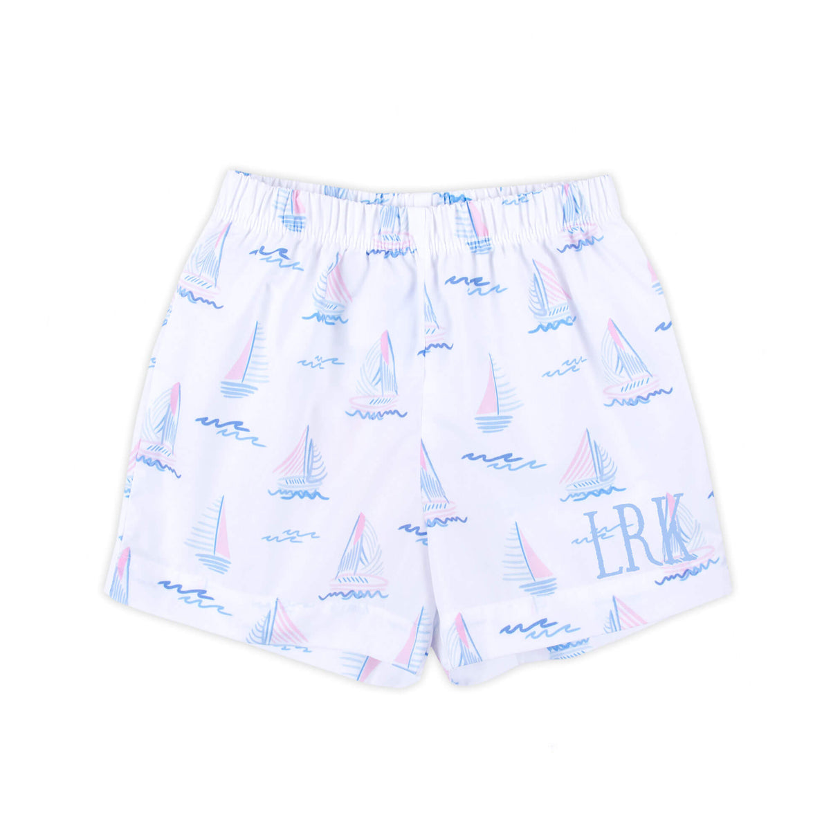 Pastel Sailboat Blue Shorts
