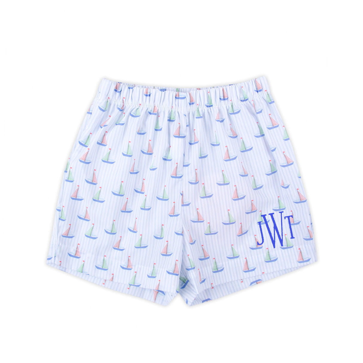 Nautical Blue Stripe Shorts