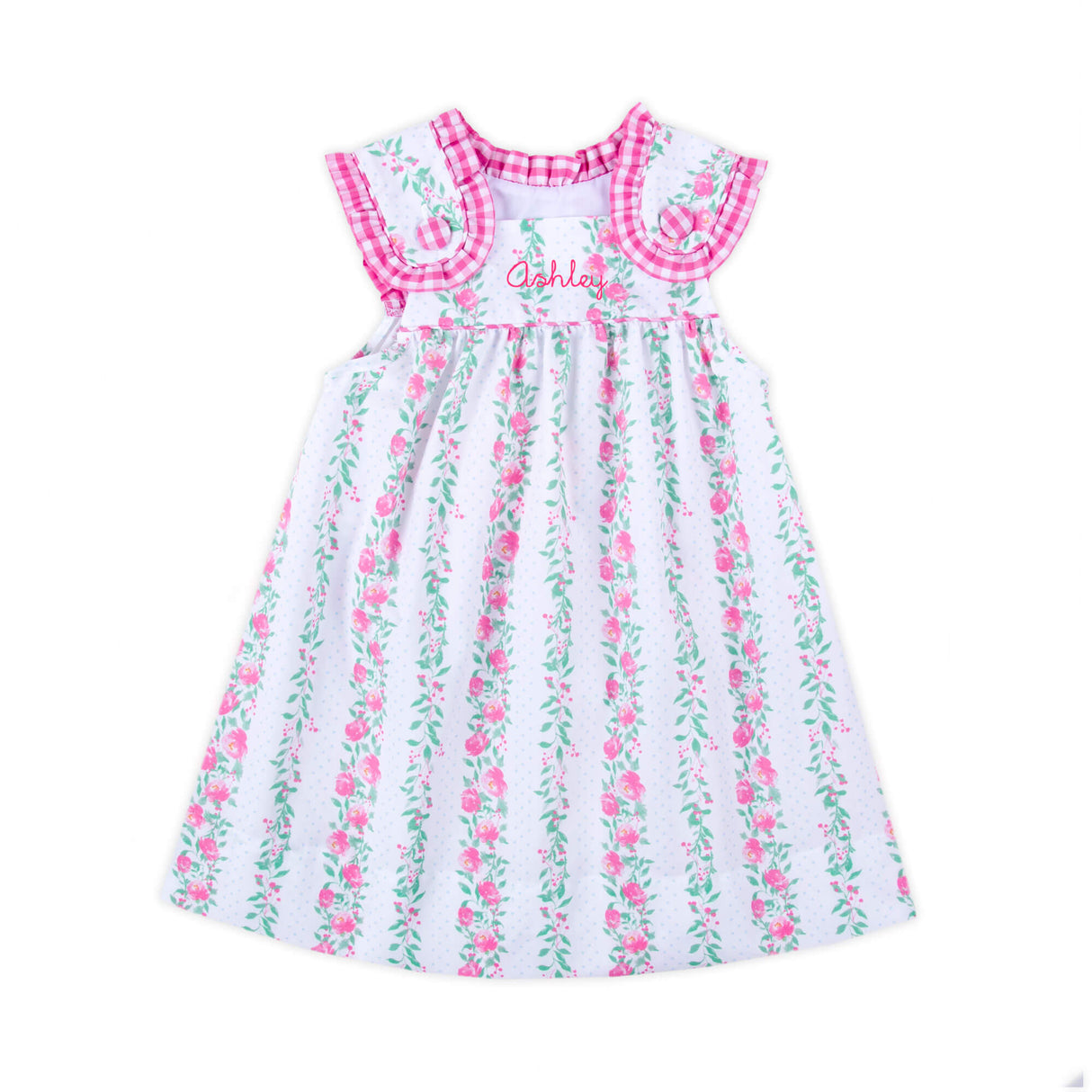 Pink Rose Floral Lulu Dress