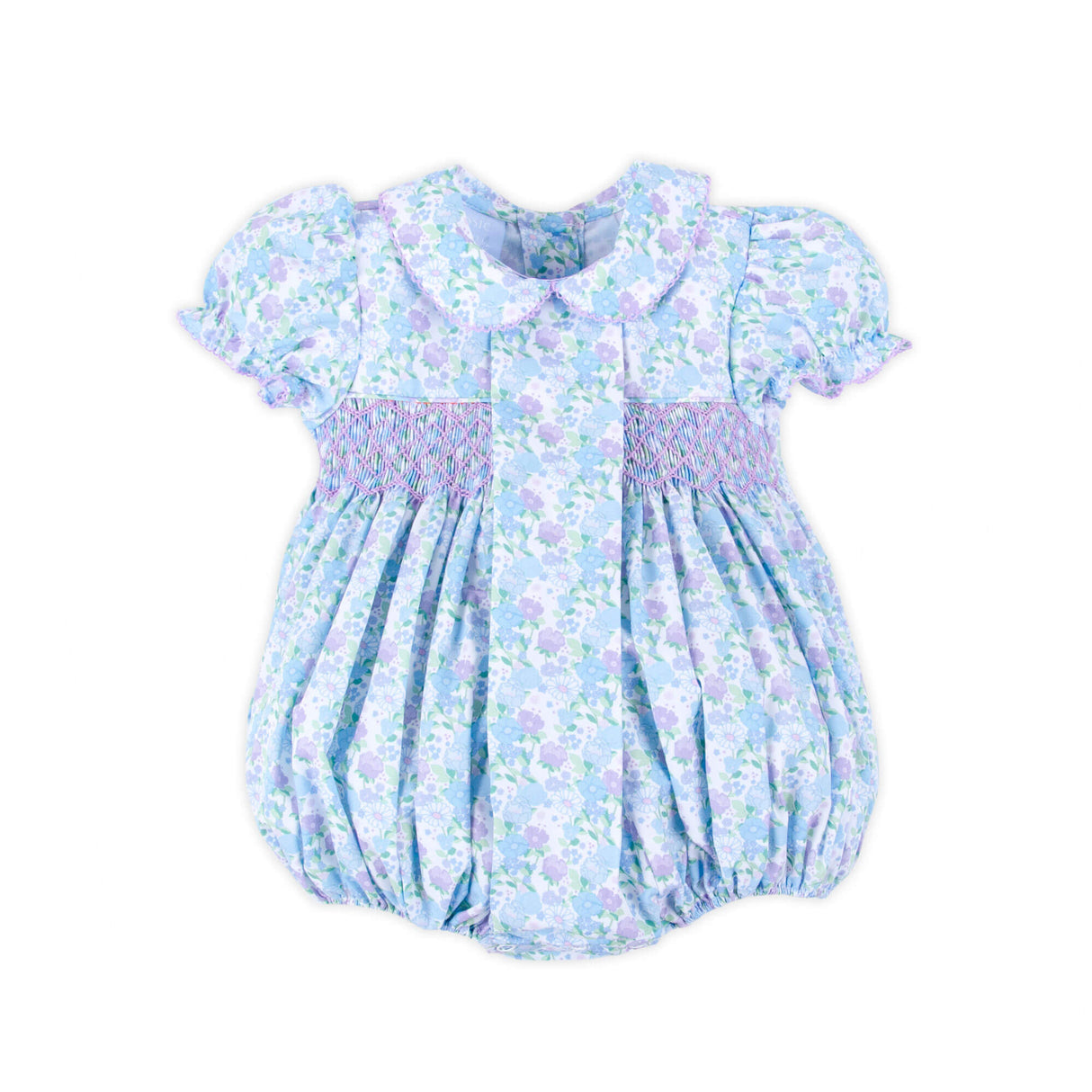Garden Getaway Blue Smocked Beth Bubble
