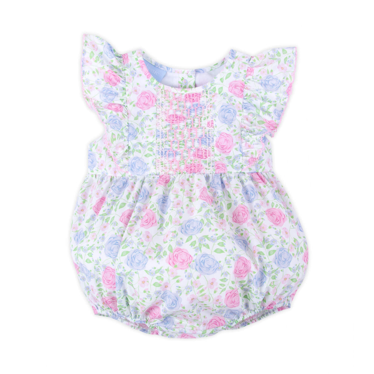 Botanical Floral Smocked Rachel Bubble