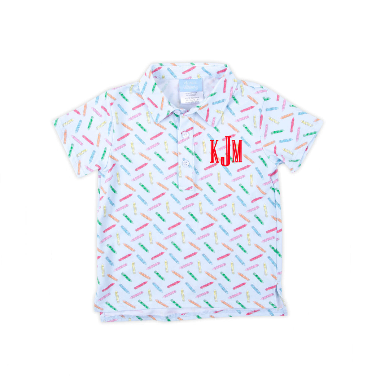 Colorful Crayon Polo