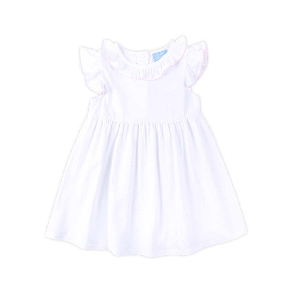 Colette Ruffle Collar Knit Dress