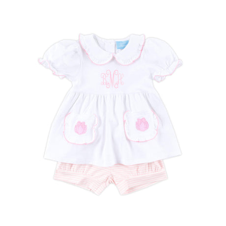 Cute As A Pumpkin Pink Stripe Caroline Short Set