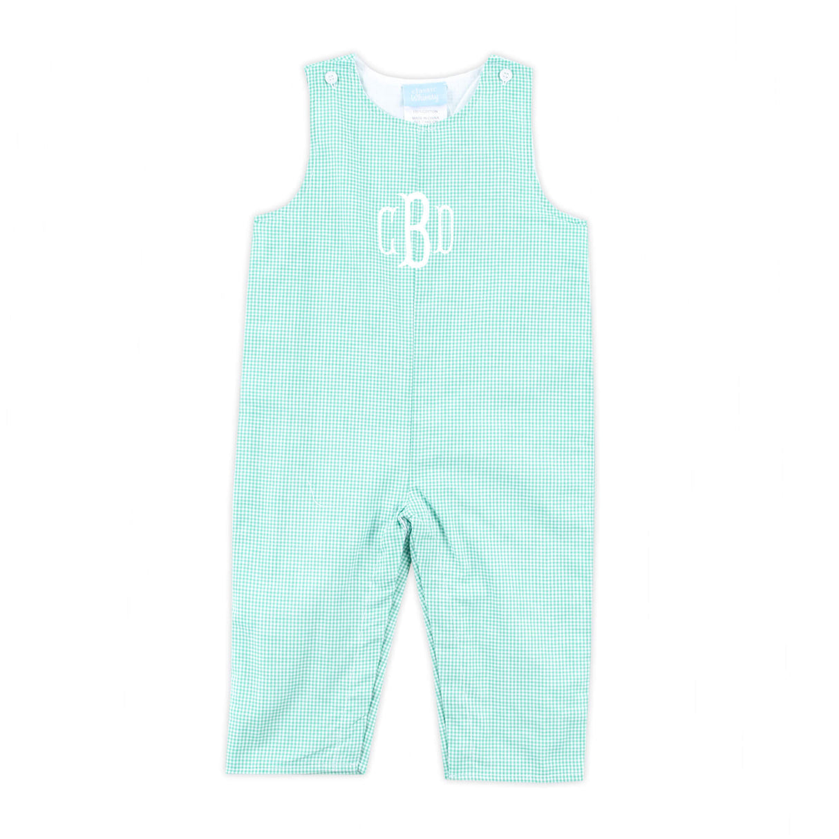 Mint Green Gingham Longall