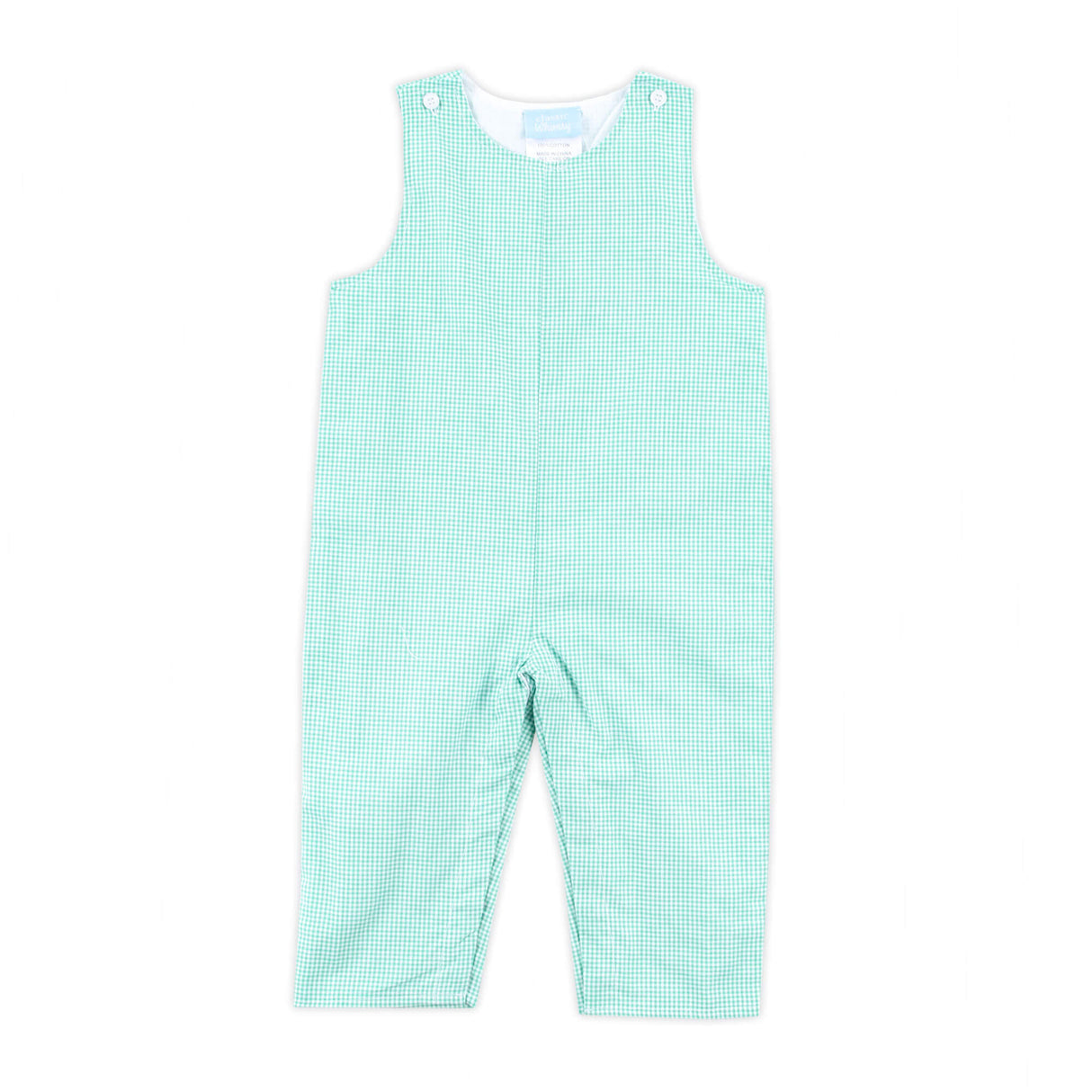 Mint Green Gingham Longall