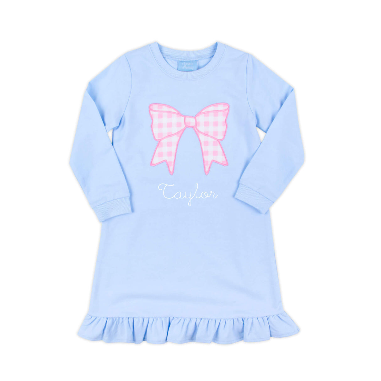 Bow Applique Abby Dress
