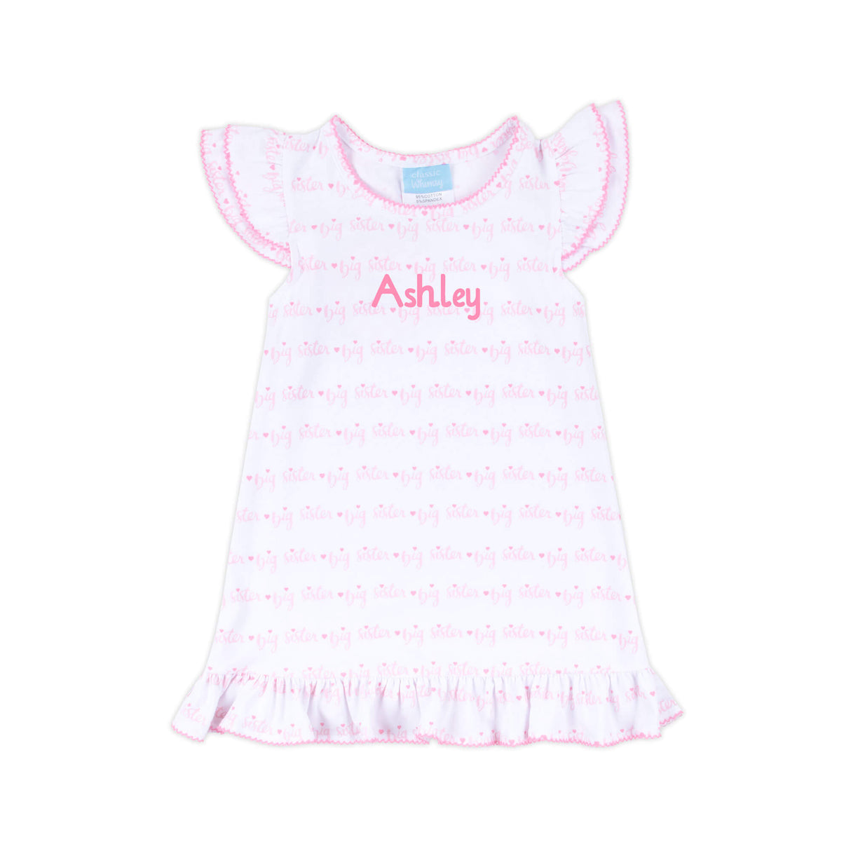 Big Sister Short Sleeve Milly Dress