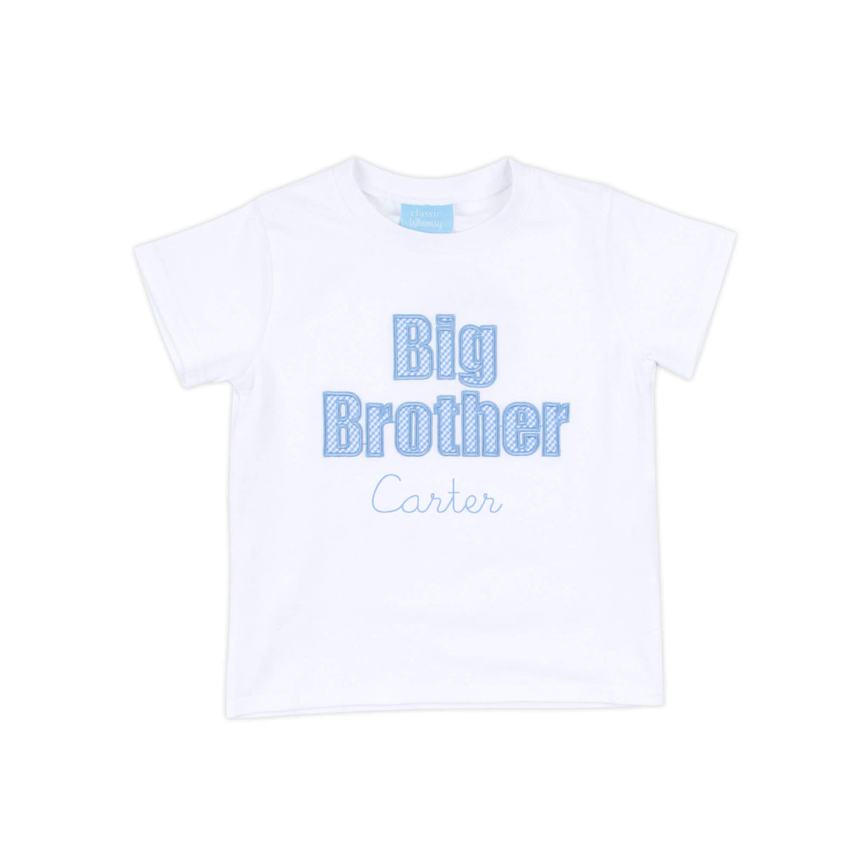 Big Brother Blue Gingham Short Sleeve Shirt
