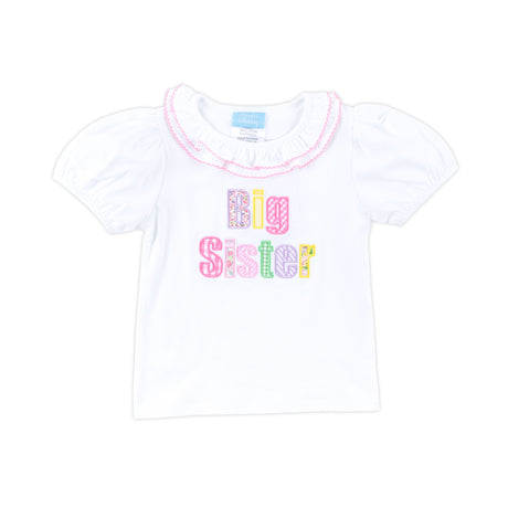 Big Sister Multi Color Ruffle Top
