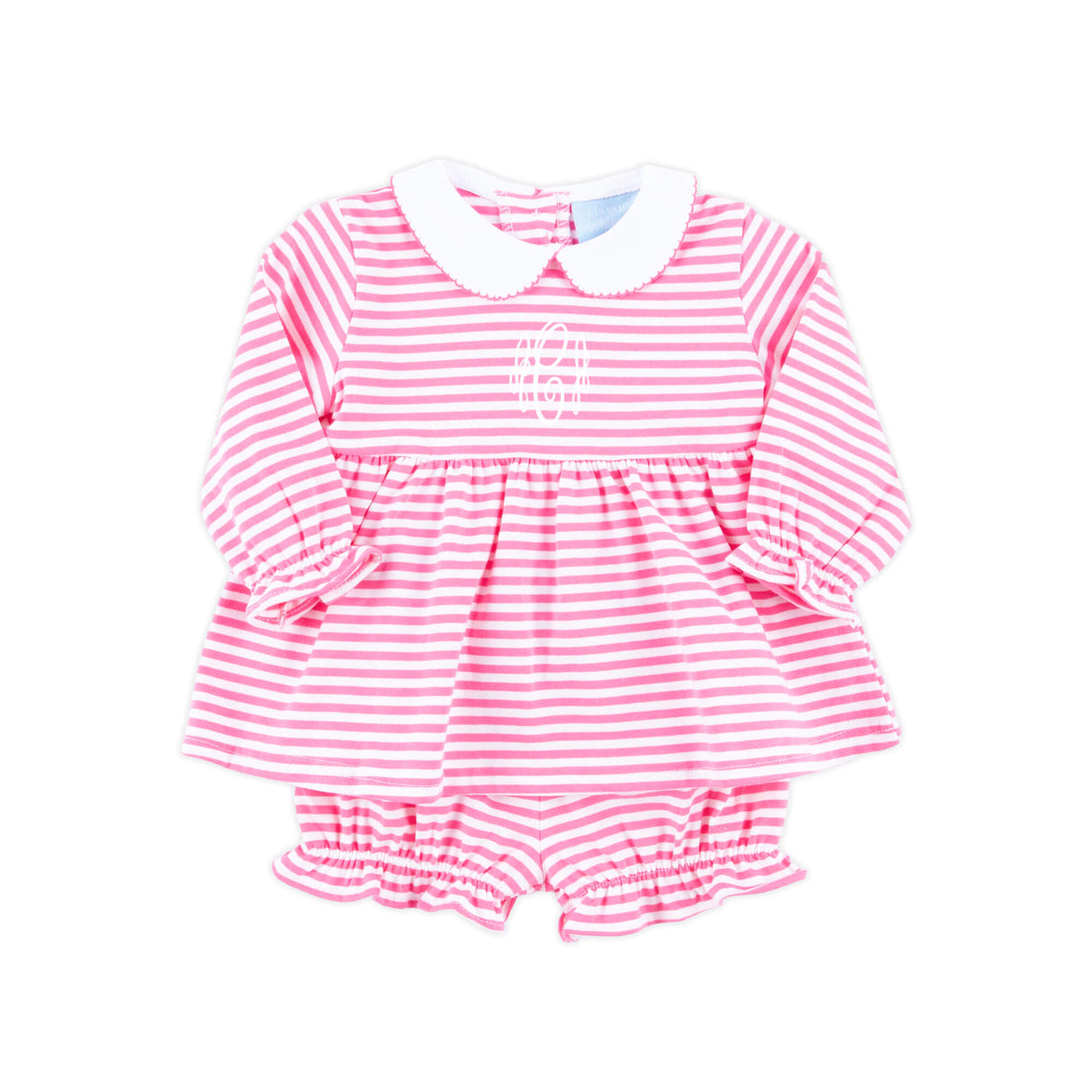 Hot Pink Stripe Riley Bloomer Set