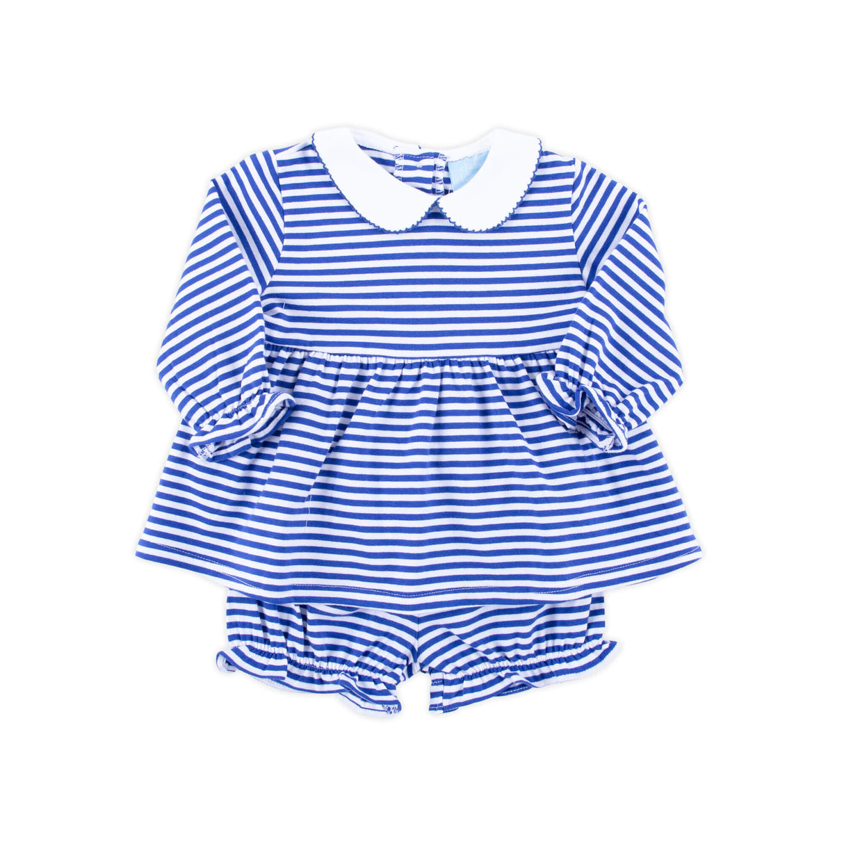Royal Blue Stripe Riley Bloomer Set