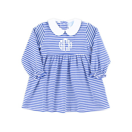 Royal Blue Stripe Riley Dress