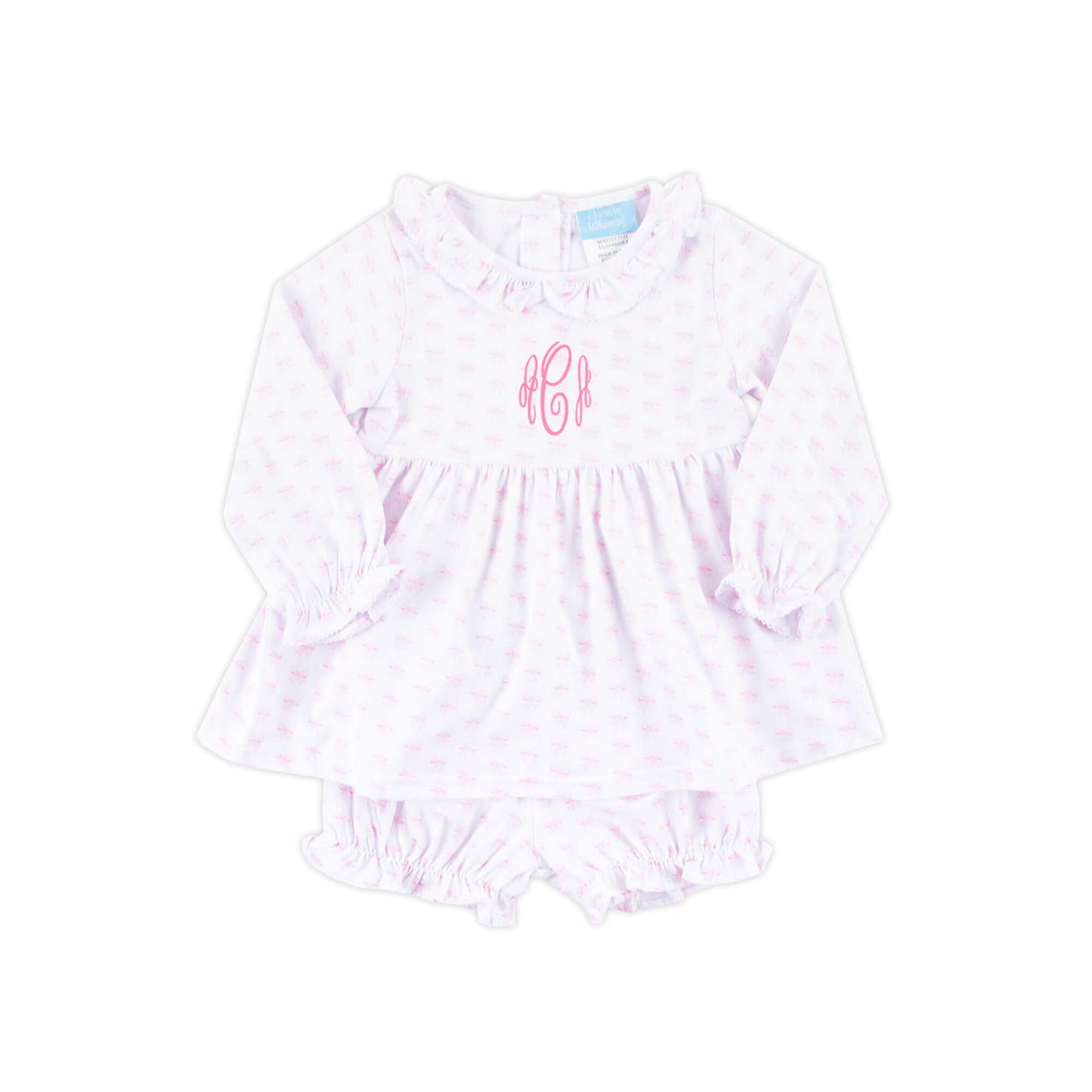 Bow Print Eden Bloomer Set