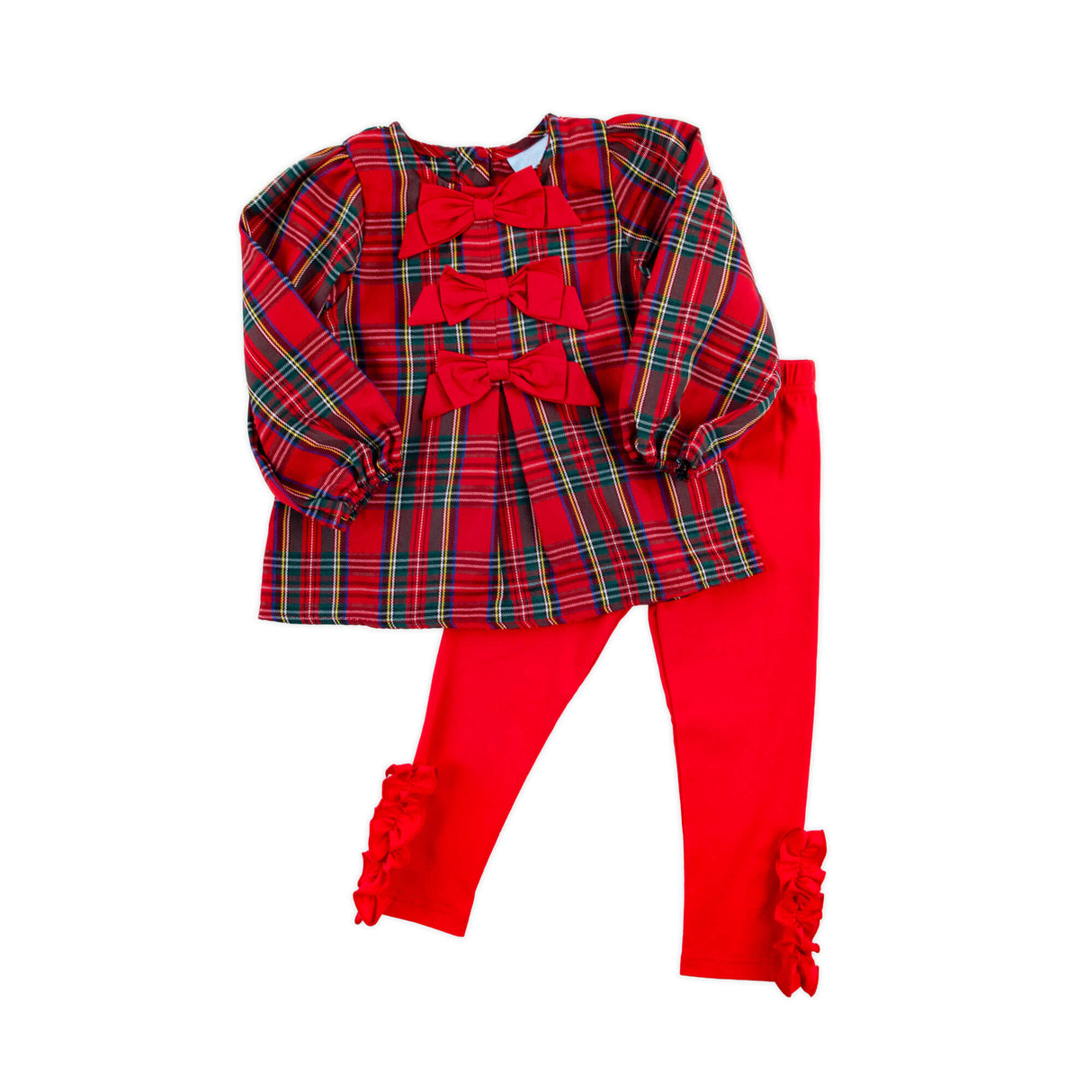 Portland Plaid Red Coco Legging Set