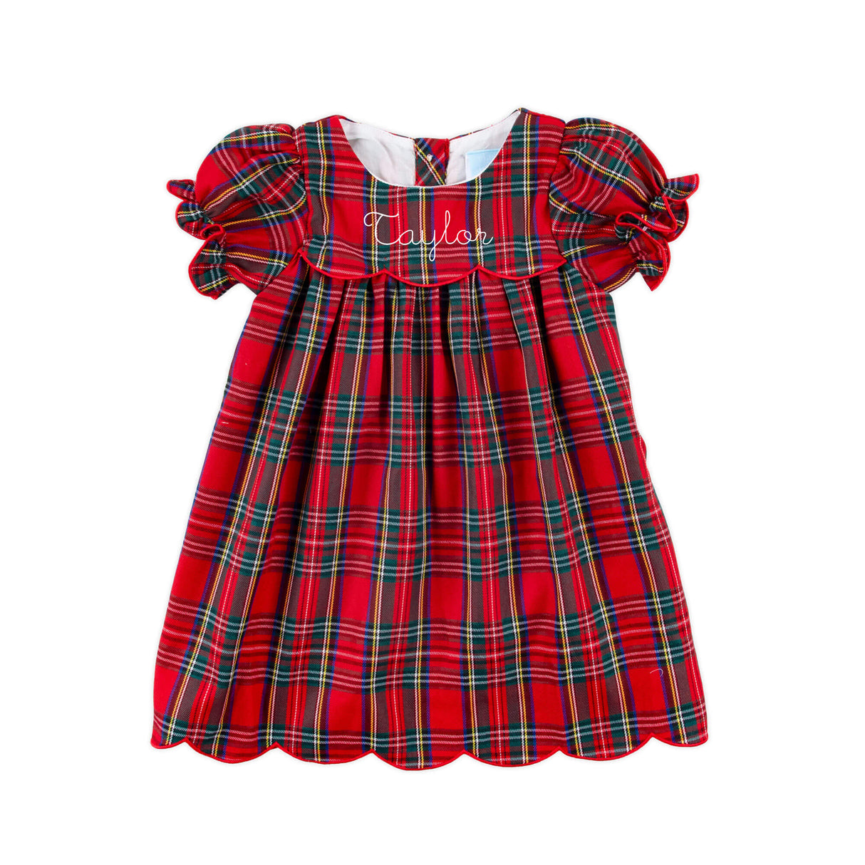 Portland Plaid Red Amelia Dress